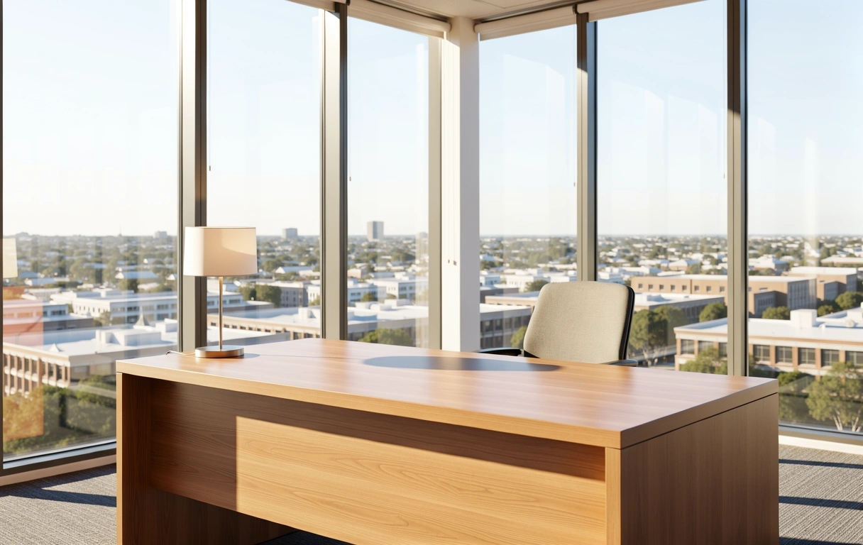 Professional financial workspace in Adelaide